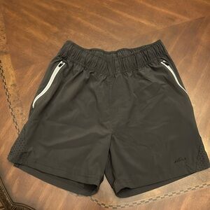 Men’s Athletic Draw String Dark Gray Shorts
